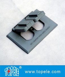 Aluminum Powder-coated Weatherproof Electrical Boxes Self-closing Outlet Covers