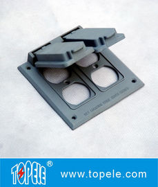 Aluminum Powder-coated Weatherproof Electrical Boxes Self-closing Outlet Covers