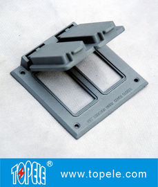 Aluminum Powder-coated Weatherproof Electrical Boxes Self-closing Outlet Covers