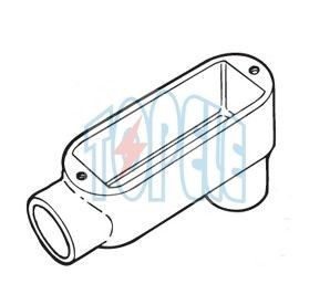 Power Coated Rigid Aluminum Conduit Body LB Style