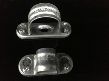 Silver 20mm 25mm BS4568 Conduit Fittings Galvanized Space Bar Saddle