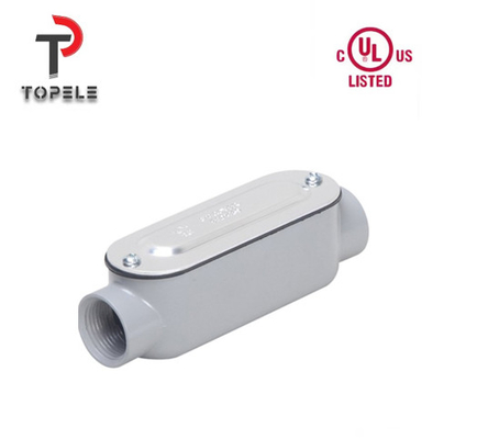C Threaded Aluminum Rigid Conduit Body With Outlet Box Corrosion Resistant UL List