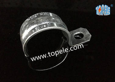 Zinc Plated Steel EMT Conduit And Fittings With One-hole Clip / EMT Conduit Strap