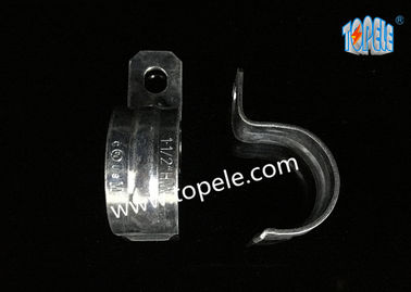 Zinc Plated Steel EMT Conduit And Fittings With One-hole Clip / EMT Conduit Strap