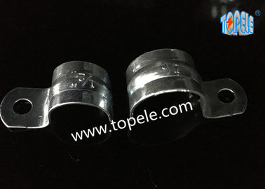 Zinc Plated Steel EMT Conduit And Fittings With One-hole Clip / EMT Conduit Strap