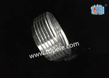 Reducing Bushing Zinc Plated Steel IMC Conduit Fittings , Outside And Inside Threaded Reducer Nipple