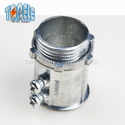 20mm -50mm EMT Conduit Fittings IEC61386 EMT Set Screw Connector Zinc