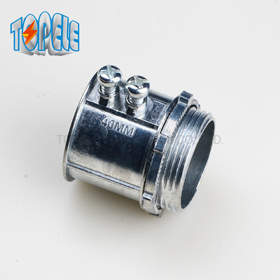 20mm -50mm EMT Conduit Fittings IEC61386 EMT Set Screw Connector Zinc