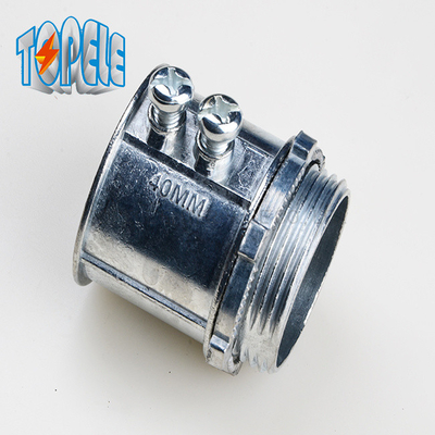 IEC 61386 25mm Connector EMT Aleacion Zinc EMT Connector Set Screw Type