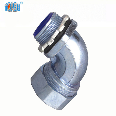 Liquid Tight Quincunx Head Zinc 90 Degree Angle Connector IEC Standard