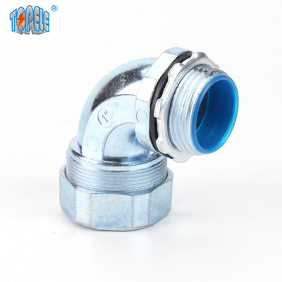 Liquid Tight Quincunx Head Zinc 90 Degree Angle Connector IEC Standard