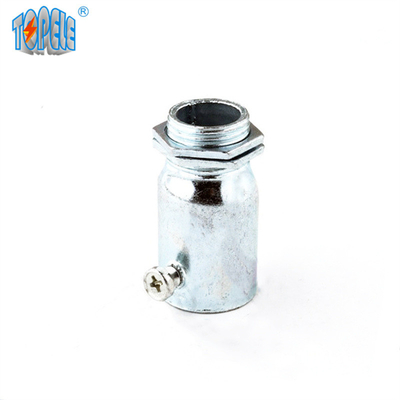 IEC 61386 Acero Terminal EMT Connector Electro Galvanized