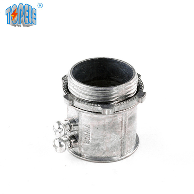 25mm 32mm IEC 61386 Emt Connector Set Screw Type Silver Zinc