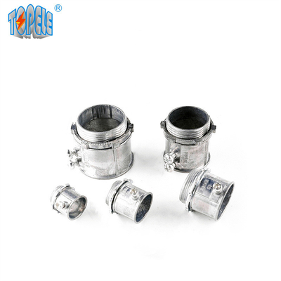 25mm 32mm IEC 61386 Emt Connector Set Screw Type Silver Zinc
