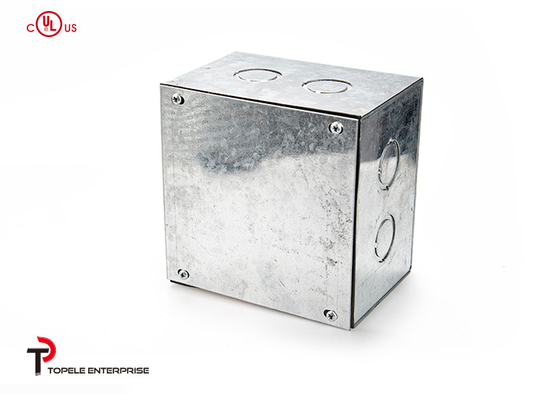 Steel Electrical Conduit Square Junction Box,Metal Enclosure Outdoor box Electrical Boxes And Covers