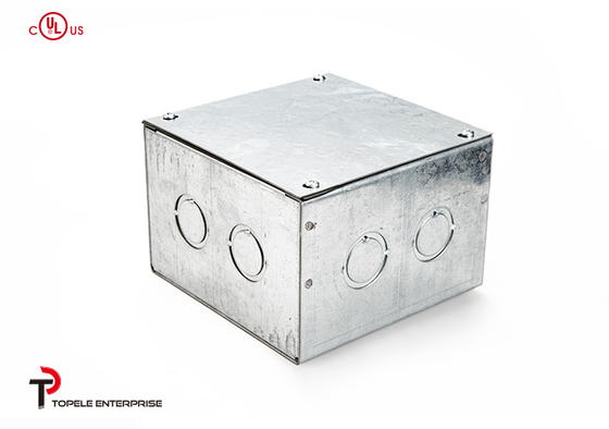 Steel Electrical Conduit Square Junction Box,Metal Enclosure Outdoor box Electrical Boxes And Covers