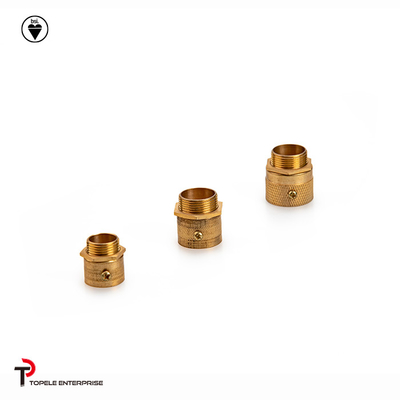 CNC machine Brass male conduit hose adapter , brass male adapter
