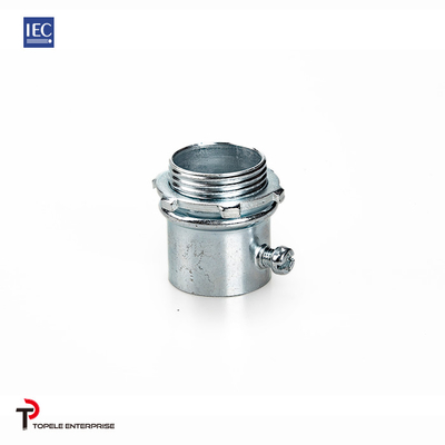 25mm 32mm IEC 61386 Emt Connector Set Screw Type Silver Zinc