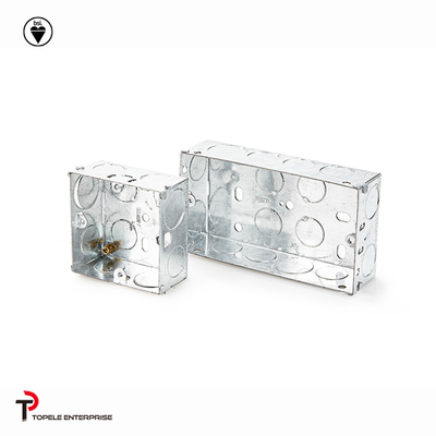 BS GI Electrical One Gang /Two Gang Switch And Socket Box/EXTENSIONS BOX, Electrical Boxes And Covers