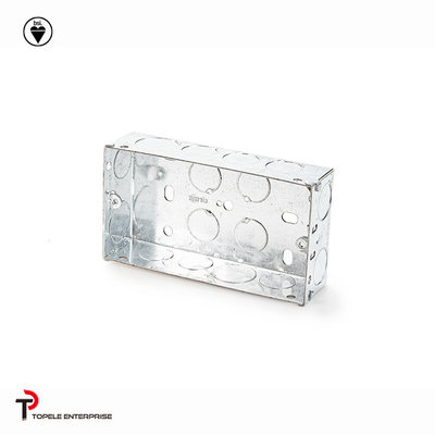 BS GI Electrical One Gang /Two Gang Switch And Socket Box/EXTENSIONS BOX, Electrical Boxes And Covers