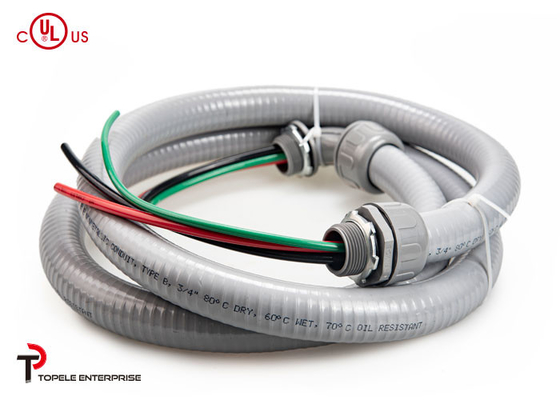 Grey Nonmetallic Weatherproof Liquid Tight Conduit UL Listed