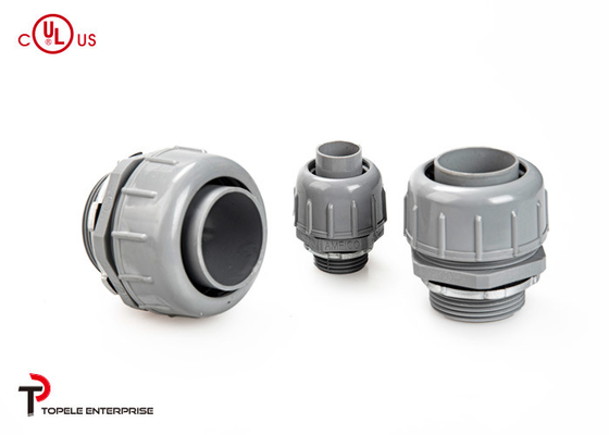 Liquidtight Nonmetallic Straight PVC Conduit Fitting Connector 1/2 In.