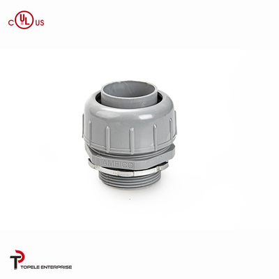 1/2&quot; 3/4&quot; 1&quot; Liquid Tight Flexible Conduit Straight Connector With PVC
