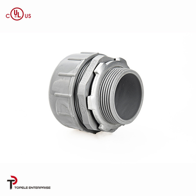 1/2&quot; 3/4&quot; 1&quot; Liquid Tight Flexible Conduit Straight Connector With PVC