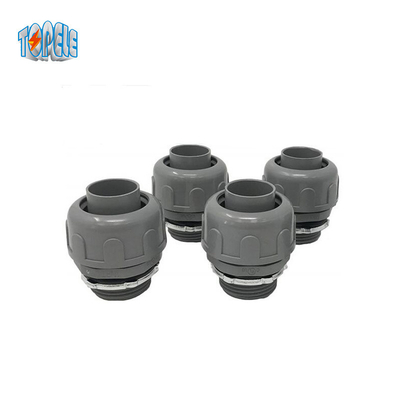 Liquid Tight Nm Straight PVC Conduit Connector Self Extinguishing