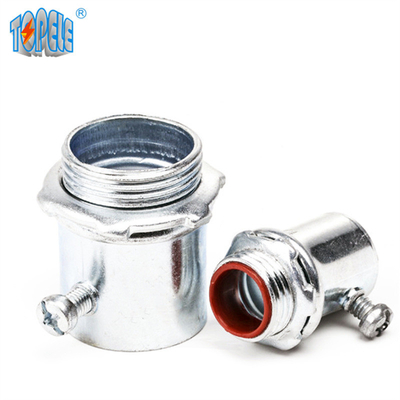 Topele EMT Steel Set Screw Connectors With W/O Plastic Throat