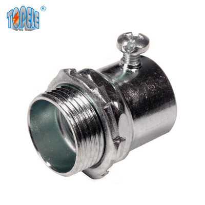 Topele EMT Steel Set Screw Connectors With W/O Plastic Throat