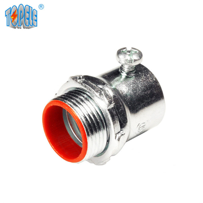 Topele EMT Steel Set Screw Connectors With W/O Plastic Throat