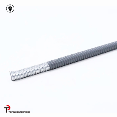 Electrical Galvanized Steel PVC Flexible Conduit And Fittings Grey