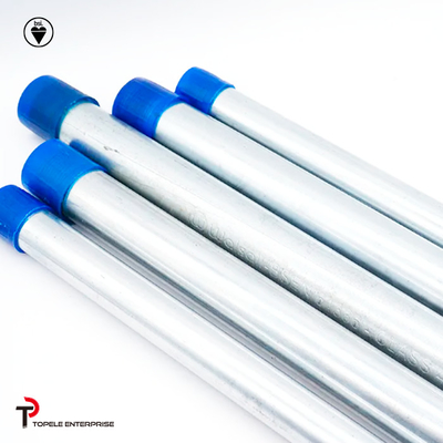 Galvanized Steel BS4568 Conduit Welded Pipes with Threaded Coupling