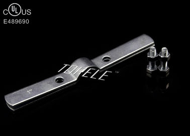 Zinc Plated Riser Metal Pipe Clamps Customized With Bolt , UL Approved