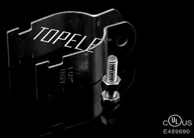 Galvanized Finish Strut Channel Clamps Universal Type With One Steel Nut / Bolt
