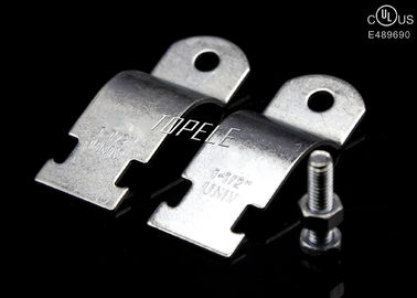 Universal Steel strut Clamp Unistrut Channel Galvanized Finish For Support Strut Channel