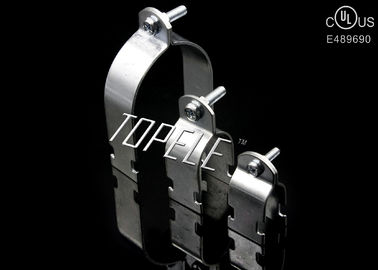 Universal Steel strut Clamp Unistrut Channel Galvanized Finish For Support Strut Channel