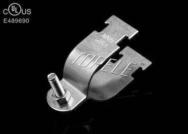 Universal Steel strut Clamp Unistrut Channel Galvanized Finish For Support Strut Channel