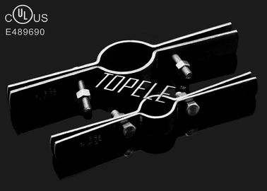 Galvanized Riser Steel Pipe Clamps for Steel Structure Hanging , TPRC type