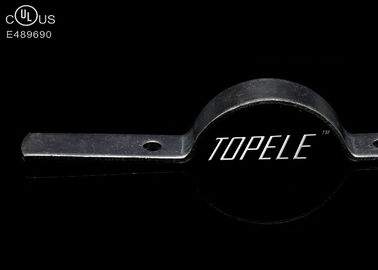 Black Steel Pipe Clamps Zinc Plated for Support Conduit / Tubing , UL Certificate