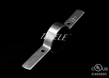 Black Steel Pipe Clamps Zinc Plated for Support Conduit / Tubing , UL Certificate
