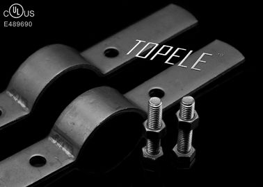 Galvanized Riser Steel Pipe Clamps For Steel Structure Hanging , TPRC Type
