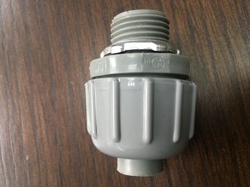PVC Plastic Non Metallic Liquid Tight Connector Straight ISO Certification