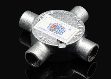 Electric Malleable Iron Cross Circular Intersection Four Way Junction Box