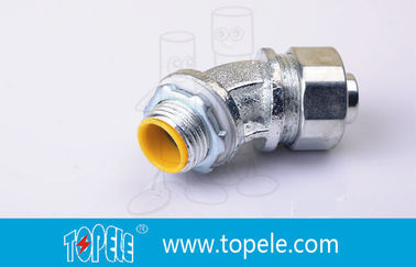 Zinc Plated Malleable Flexible Conduit And Fittings Connector