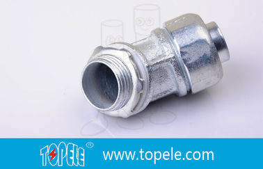 Zinc Plated Malleable Flexible Conduit And Fittings Connector