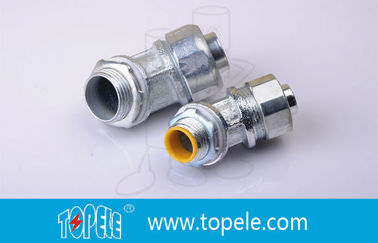 Zinc Plated Malleable Flexible Conduit And Fittings Connector