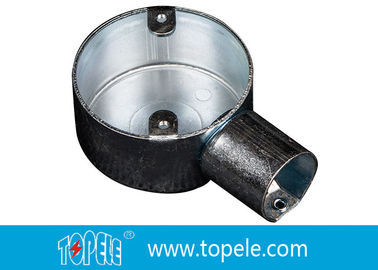 BS Electrical Conduit Fittings Circular Junction Box For Conduit Fittings