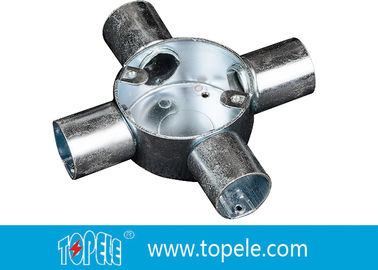 BS Electrical Conduit Fittings Circular Junction Box For Conduit Fittings